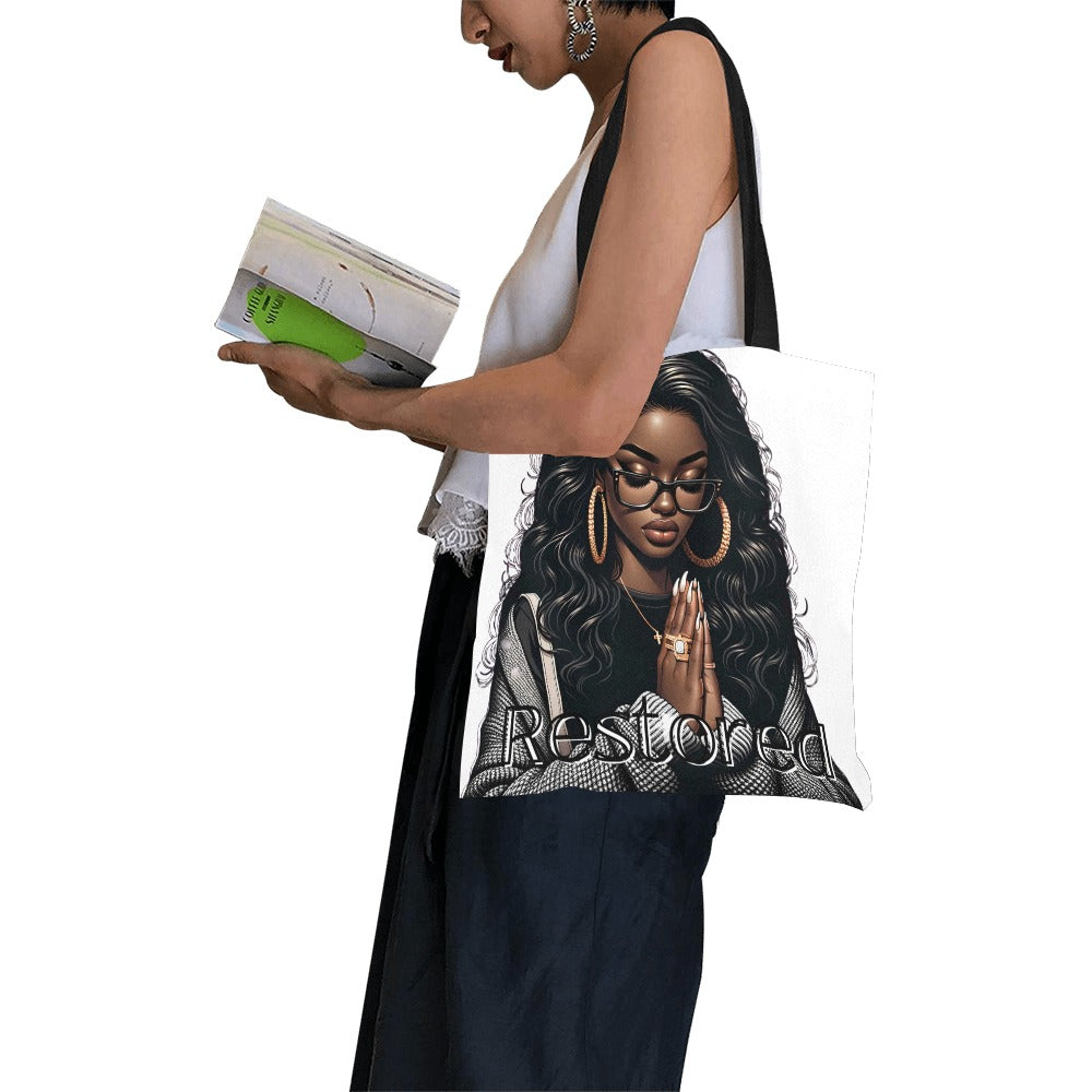 REstored All Over Print Canvas Tote Bag/Small (Model 1697)