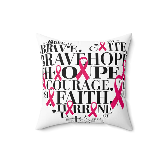 Spun Polyester Square Pillow