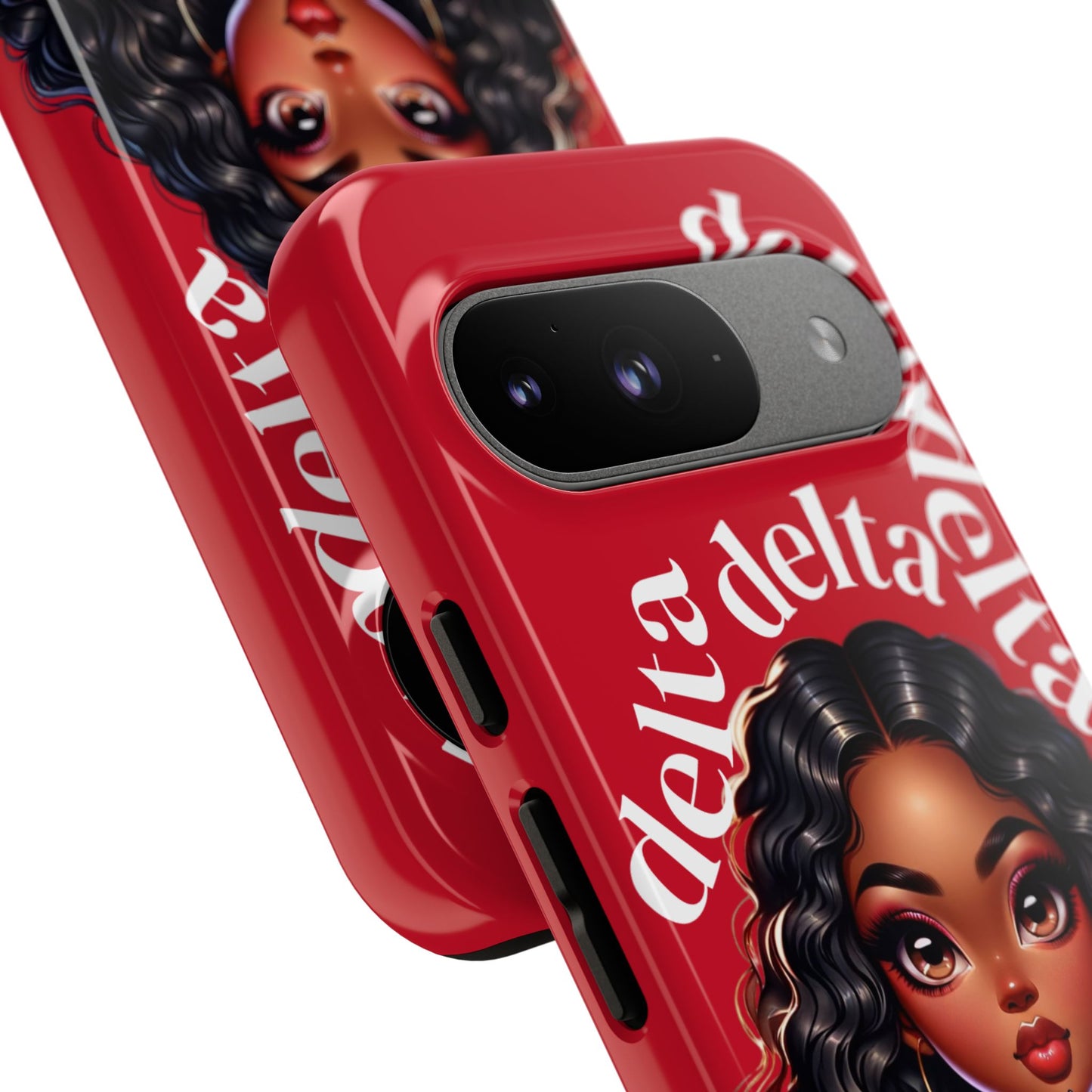 Delta Delta Tough Phone Case, Sorority Gifts, Cute Phone Accessories, Red Phone Cover, Greek Life