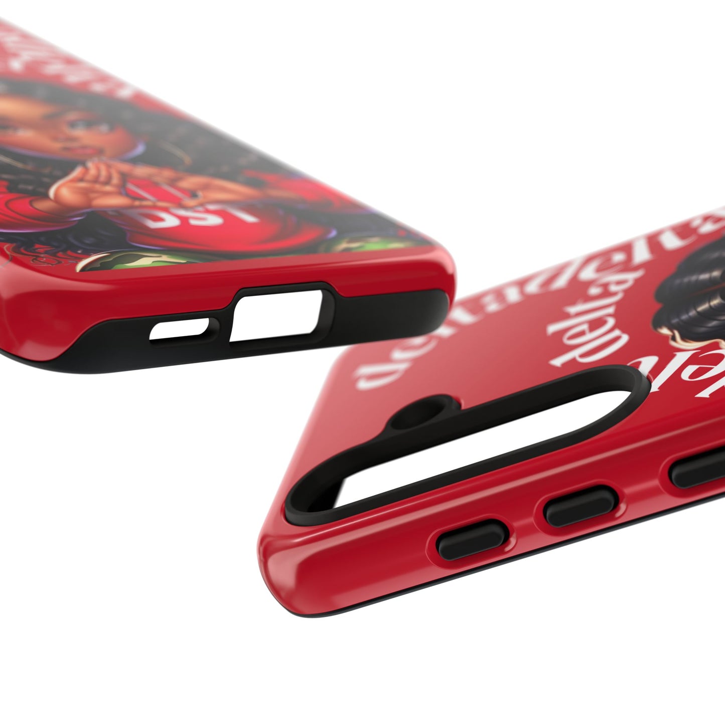 Delta Delta Tough Phone Case, Sorority Gifts, Cute Phone Accessories, Red Phone Cover, Greek Life