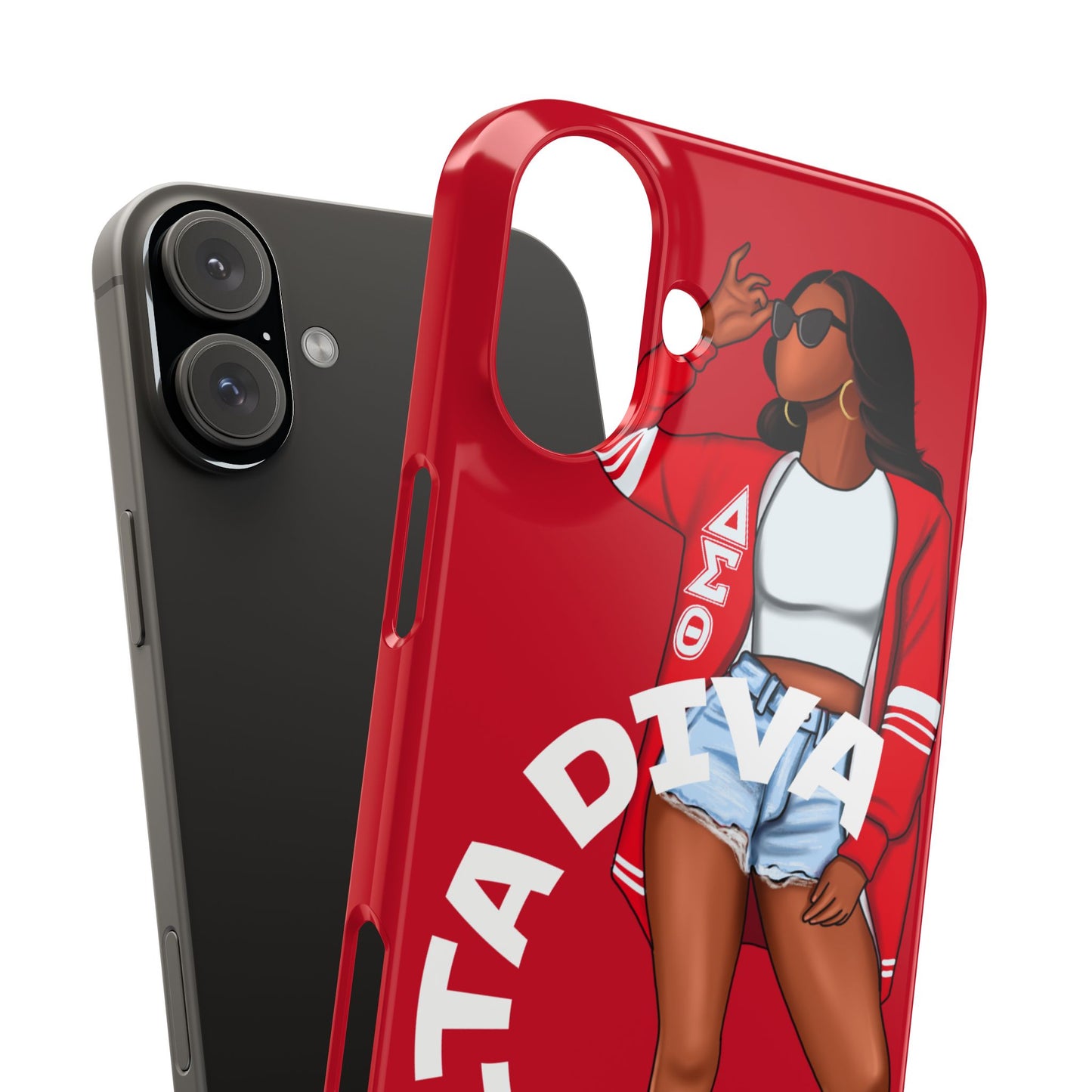 Chic Slim Phone Case, Stylish Phone Cover, Trendy Gadget Accessory, Gifts for Her, Coffee Lovers Case, Personalized Phone Protection