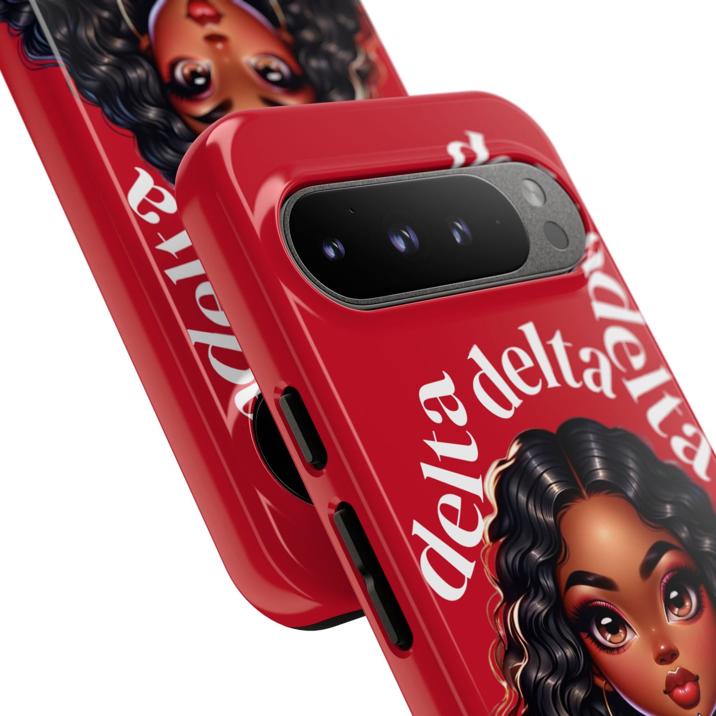 Delta Delta Tough Phone Case, Sorority Gifts, Cute Phone Accessories, Red Phone Cover, Greek Life