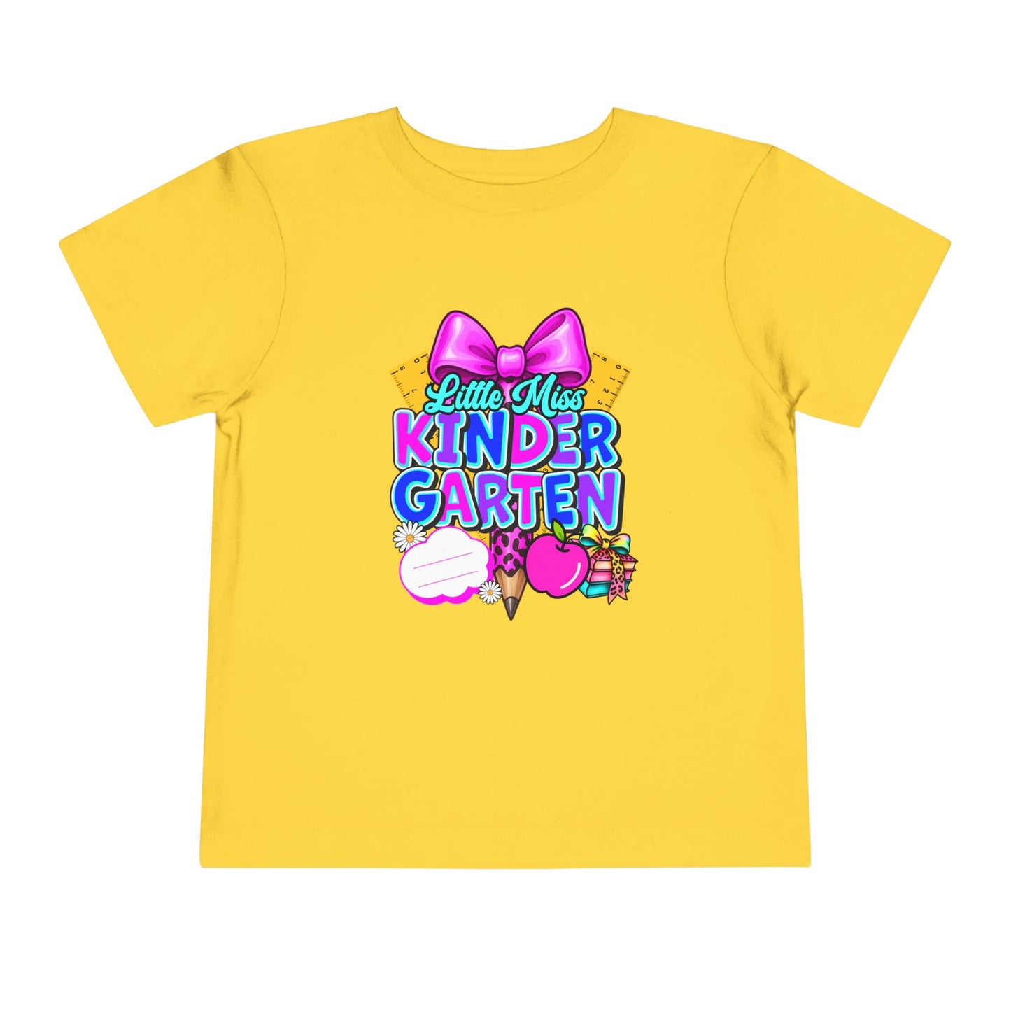 Cute Kindergarten Tee , Little Miss Kindergarten T-Shirt, Kids Birthday Gift, Back to School Top, Fun Children's Apparel