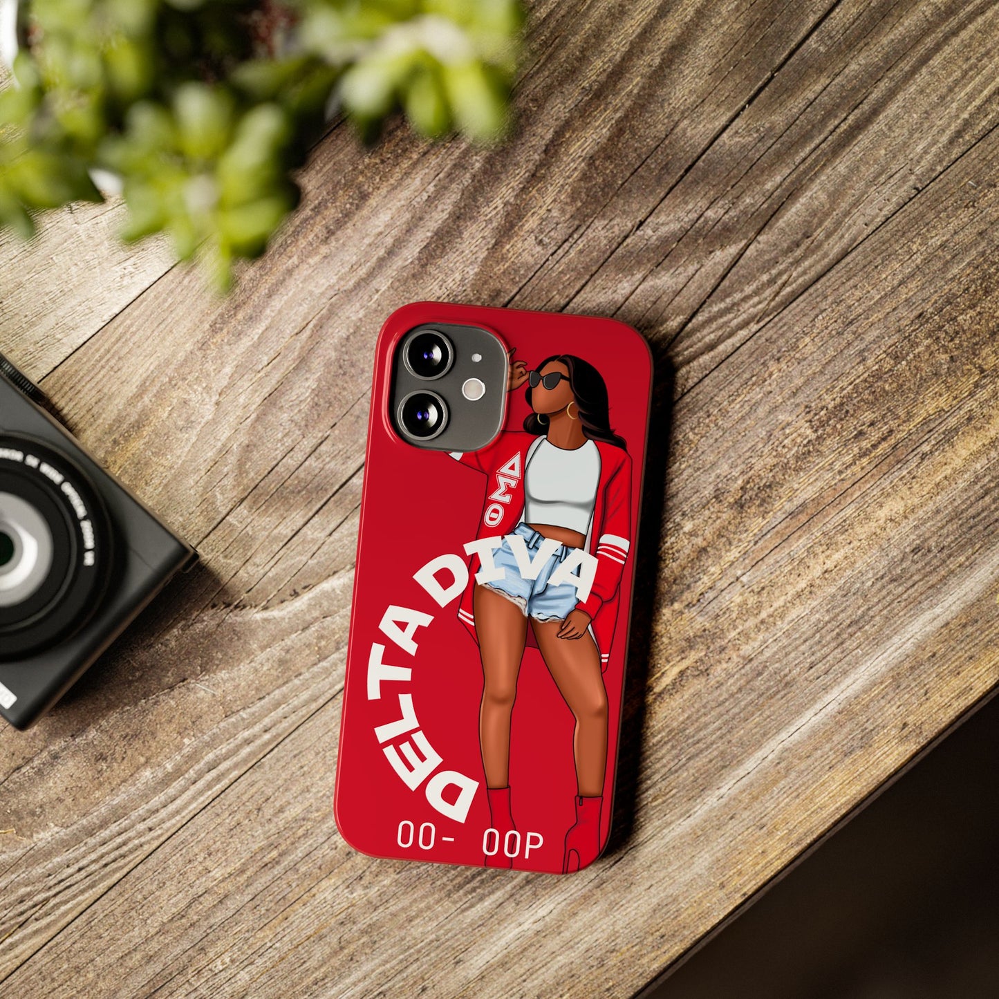 Chic Slim Phone Case, Stylish Phone Cover, Trendy Gadget Accessory, Gifts for Her, Coffee Lovers Case, Personalized Phone Protection