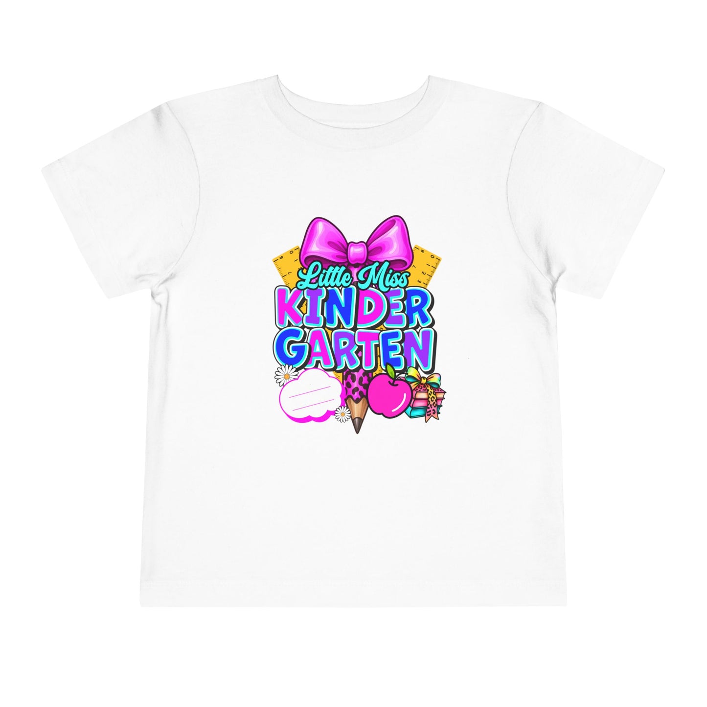 Cute Kindergarten Tee , Little Miss Kindergarten T-Shirt, Kids Birthday Gift, Back to School Top, Fun Children's Apparel
