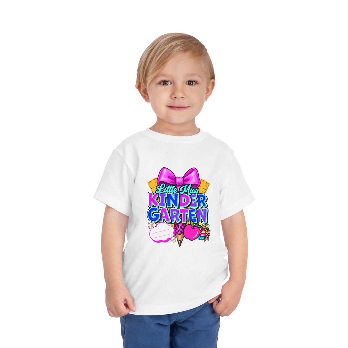 Cute Kindergarten Tee , Little Miss Kindergarten T-Shirt, Kids Birthday Gift, Back to School Top, Fun Children's Apparel