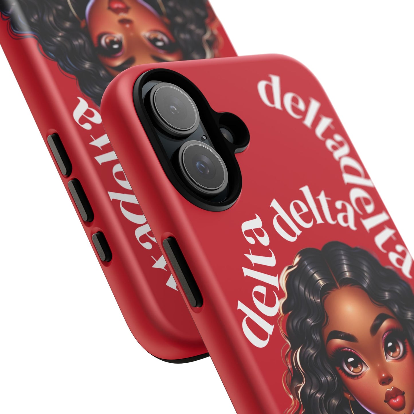 Delta Delta Tough Phone Case, Sorority Gifts, Cute Phone Accessories, Red Phone Cover, Greek Life
