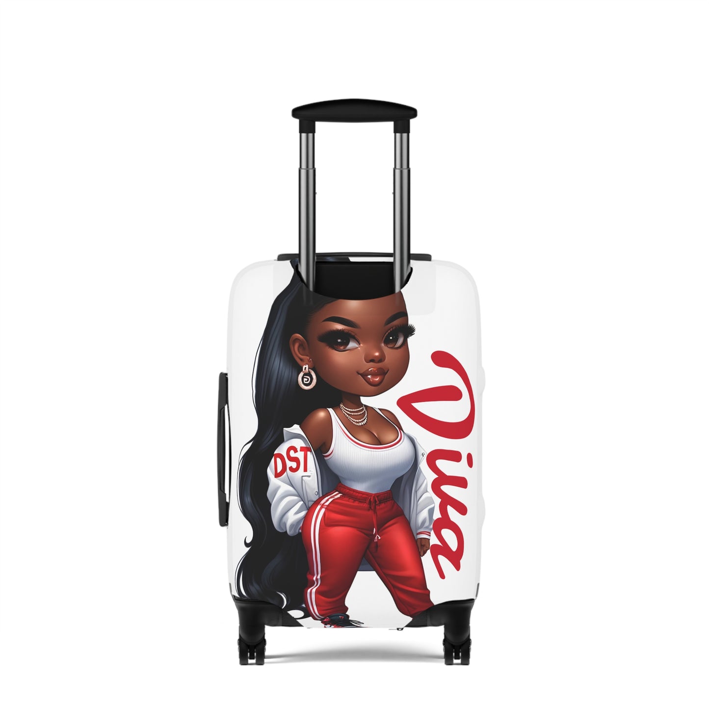 Chic Luggage Cover for Trendsetters, Stylish Travel Accessory, Personalized Suitcase Protector, Ideal Gift for Travelers, Fashionable