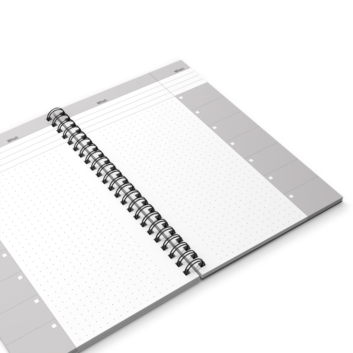 Stylish Spiral Journal for Creative Minds - Notes, Sketches, Doodles, Office Supply, Gift for Writers, Student Notebook, Artistic Gift
