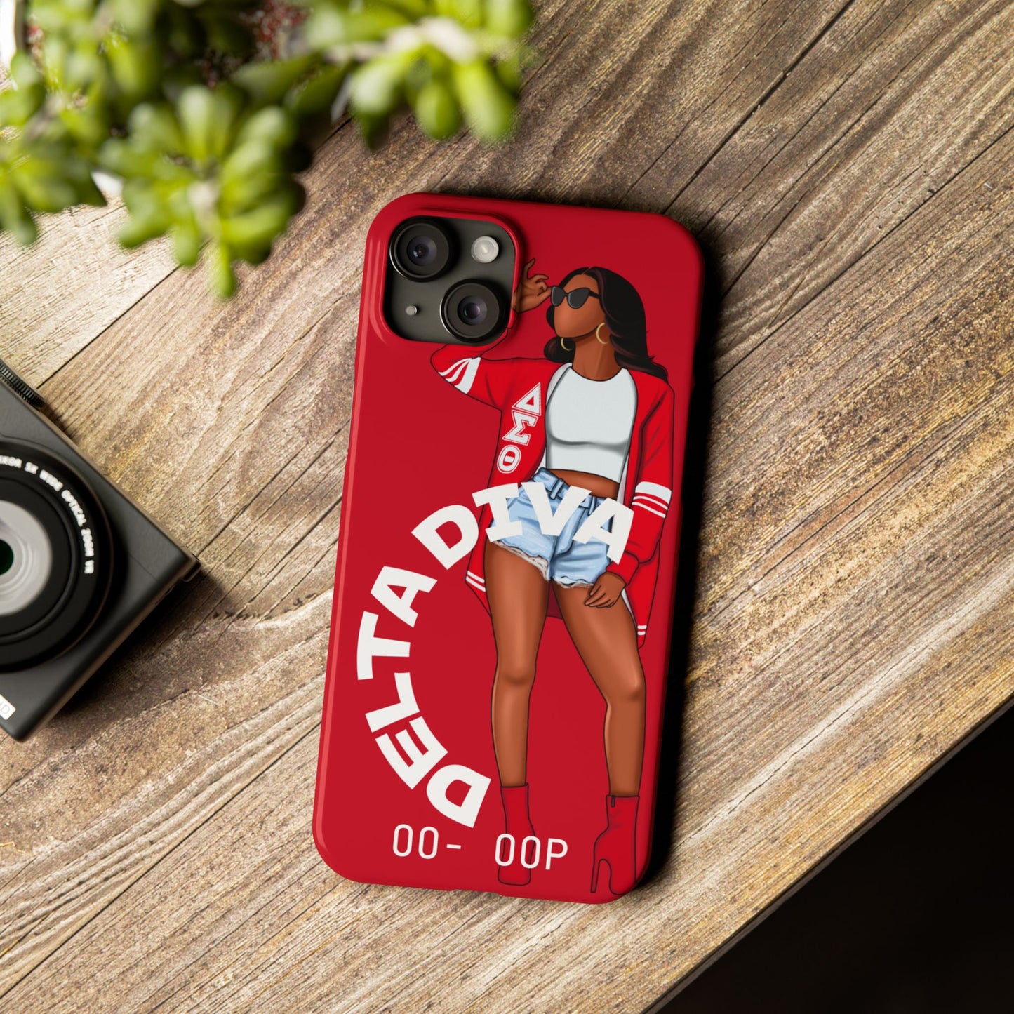 Chic Slim Phone Case, Stylish Phone Cover, Trendy Gadget Accessory, Gifts for Her, Coffee Lovers Case, Personalized Phone Protection