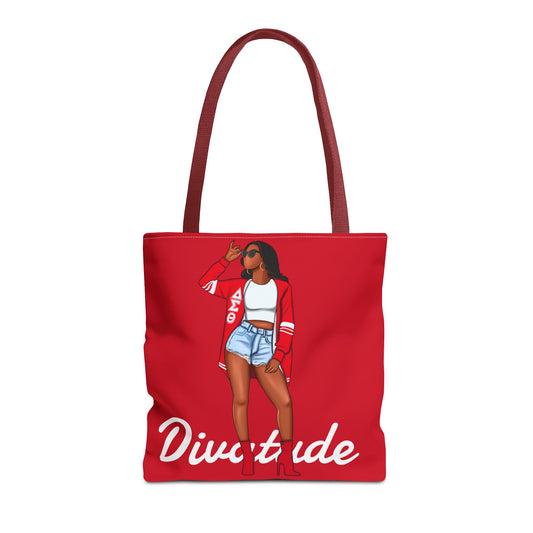 Diva-Tude Chic Diva Tote Bag | Fashionable Shopper | Cute Gift for Her | Stylish Handbag | Perfect for Everyday Use, Gym, Travel, Shopping