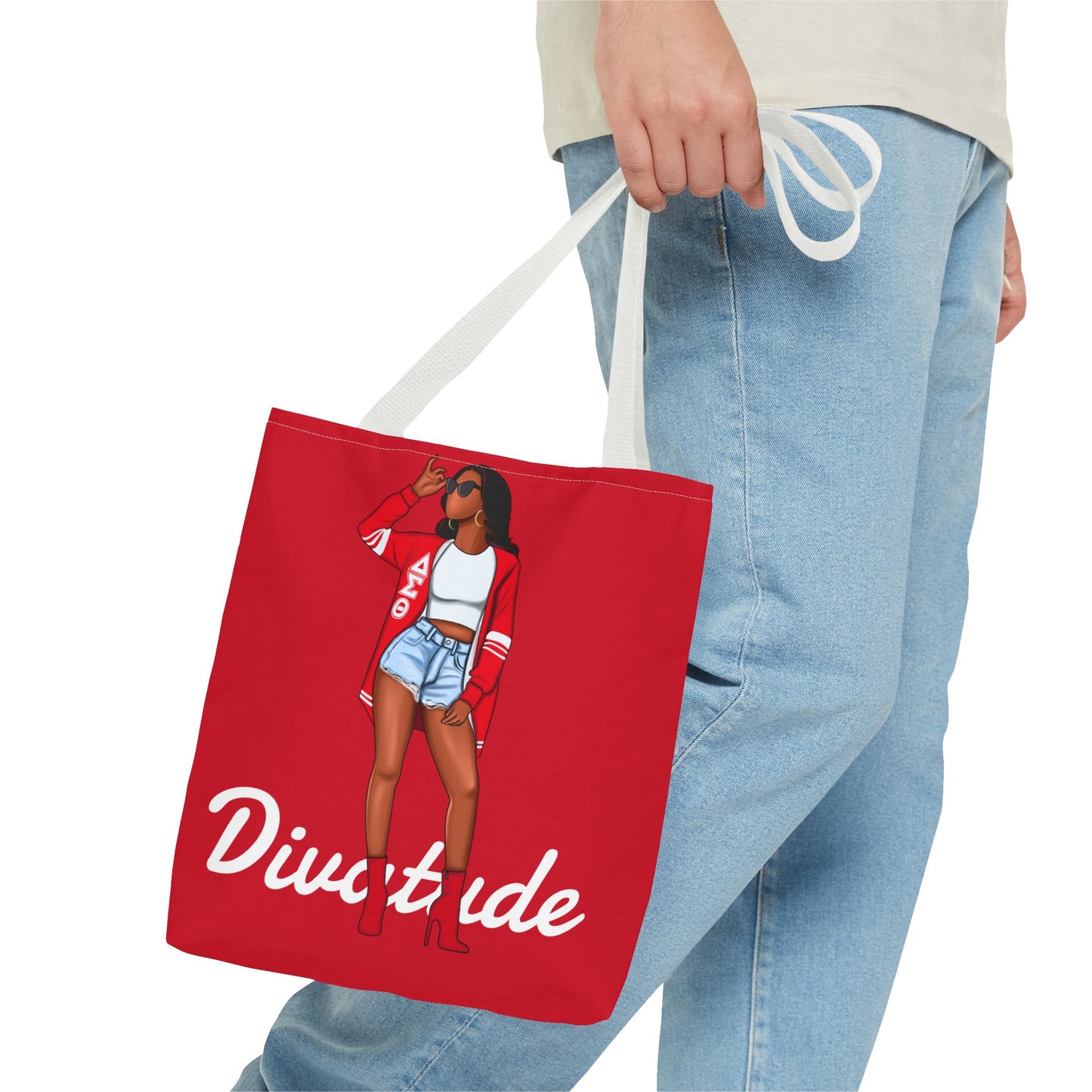 Diva-Tude Chic Diva Tote Bag | Fashionable Shopper | Cute Gift for Her | Stylish Handbag | Perfect for Everyday Use, Gym, Travel, Shopping
