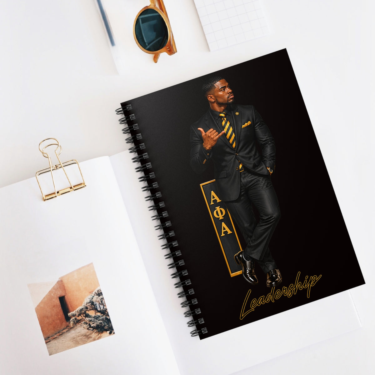 Alpha Phi Alpha Leadership Spiral Notebook | Ruled Journal
