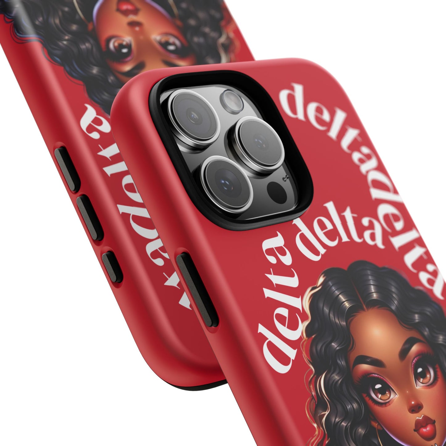 Delta Delta Tough Phone Case, Sorority Gifts, Cute Phone Accessories, Red Phone Cover, Greek Life