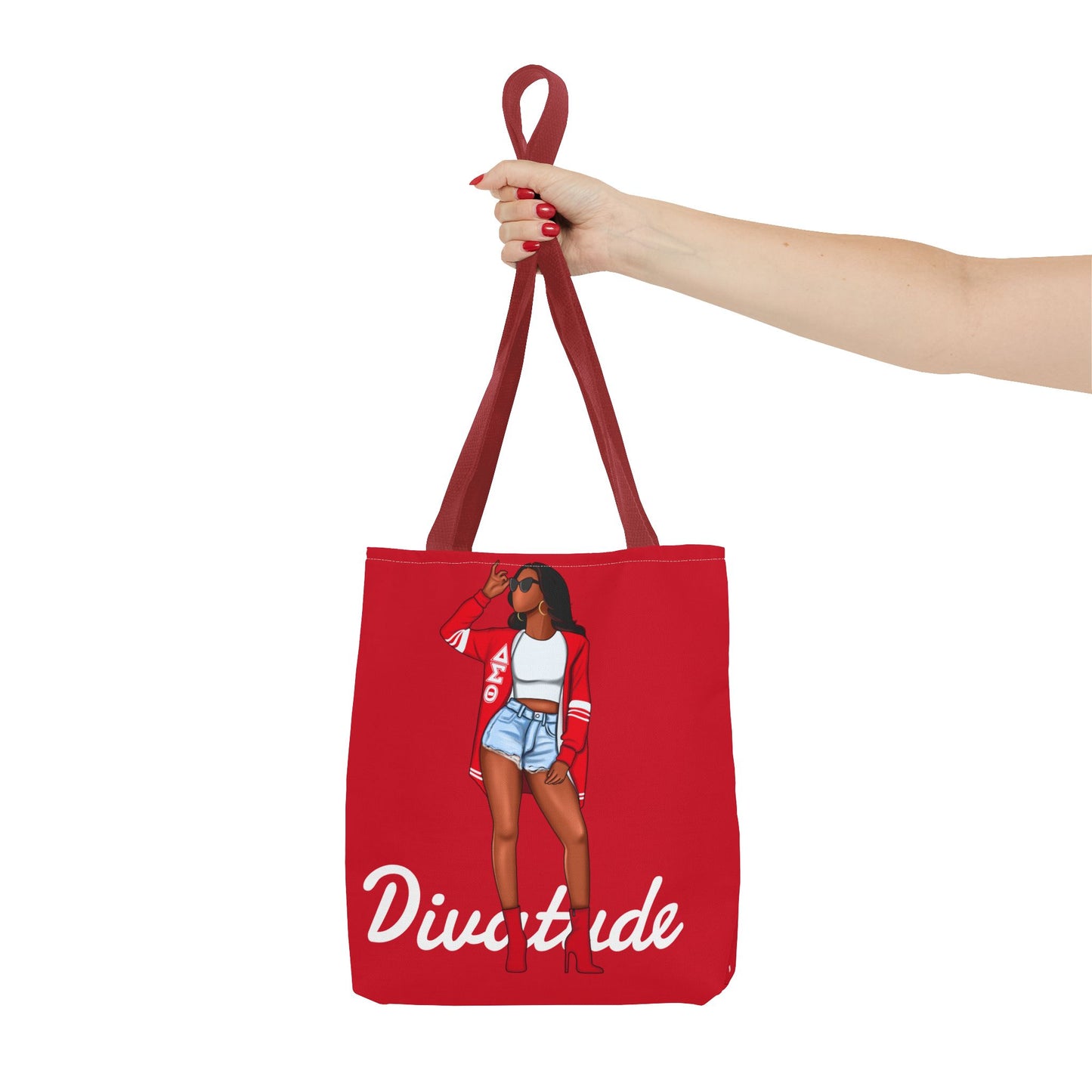 Diva-Tude Chic Diva Tote Bag | Fashionable Shopper | Cute Gift for Her | Stylish Handbag | Perfect for Everyday Use, Gym, Travel, Shopping
