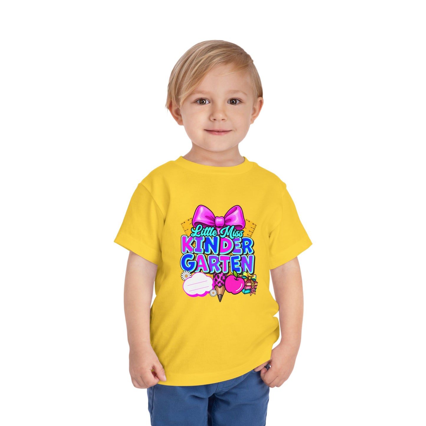 Cute Kindergarten Tee , Little Miss Kindergarten T-Shirt, Kids Birthday Gift, Back to School Top, Fun Children's Apparel