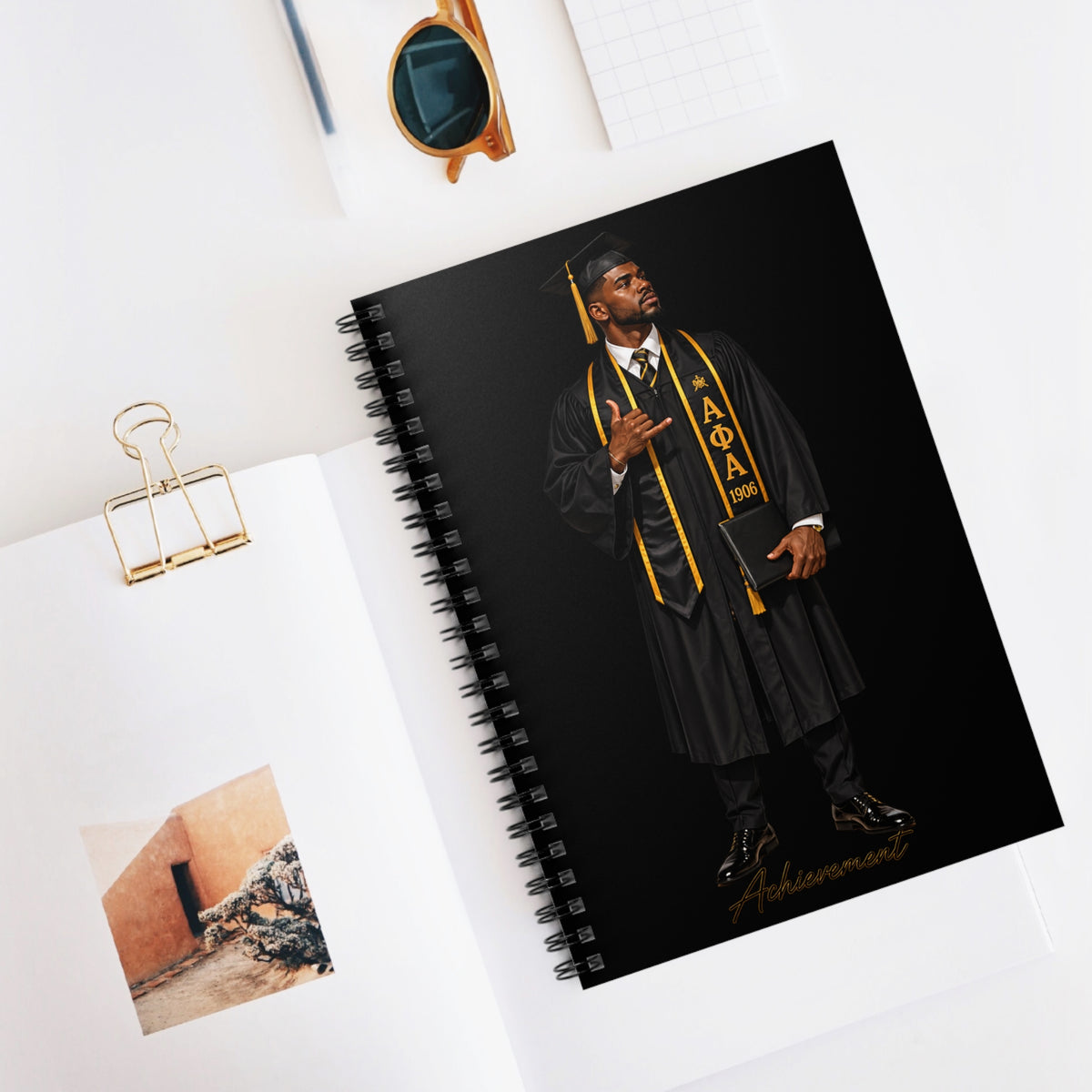 Alpha Phi Alpha Achievement Spiral Notebook | Ruled Journal