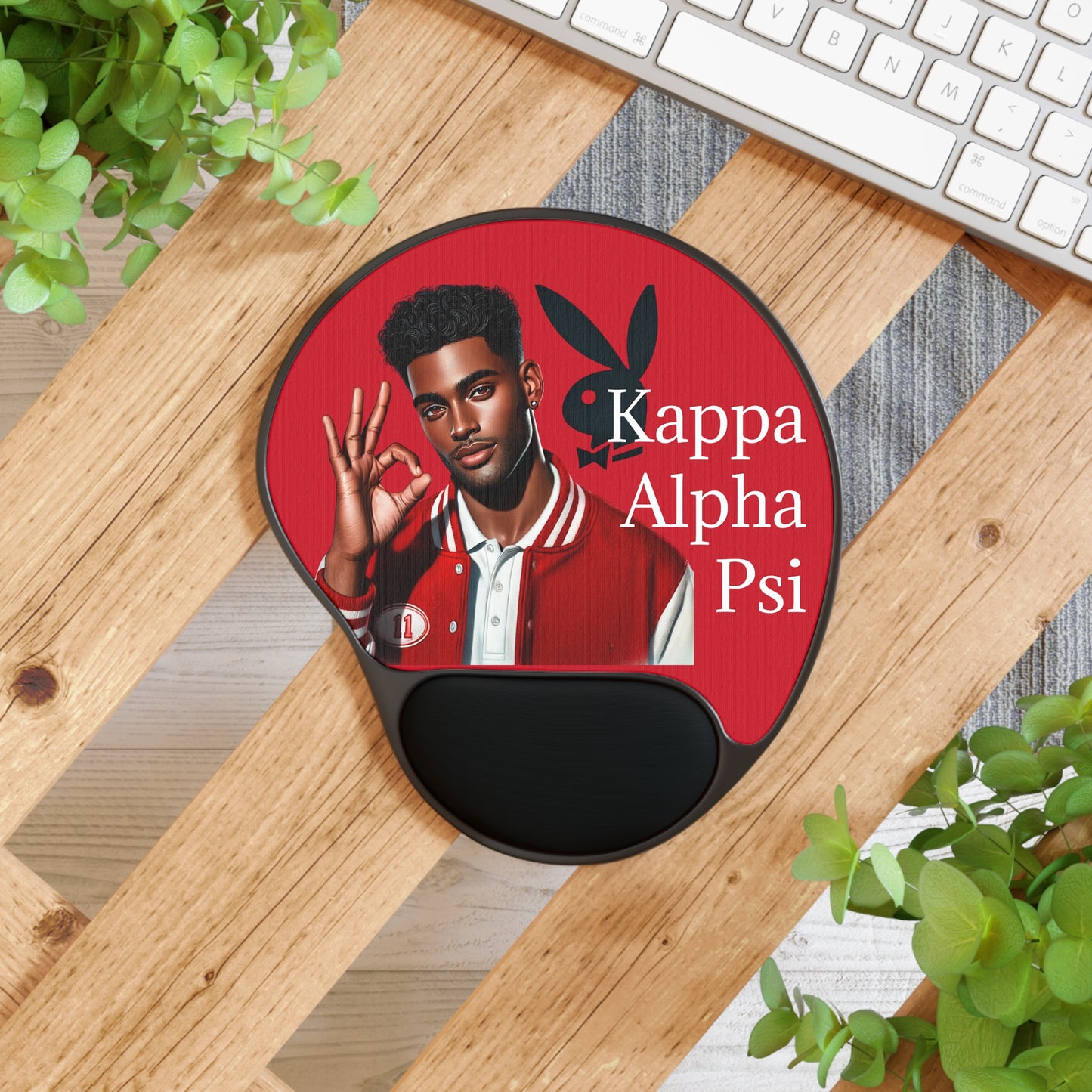 Kappa Alpha Psi Mouse Pad With Wrist Rest