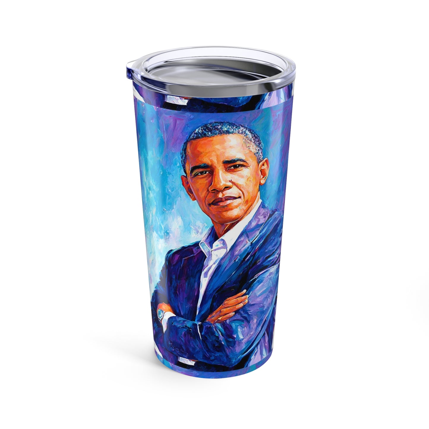 Colorful 20oz Tumbler featuring Artistic Portraits | Travel Mug, Gift for Artists, Unique Cups, Personalized Drinkware, Inspirational Art