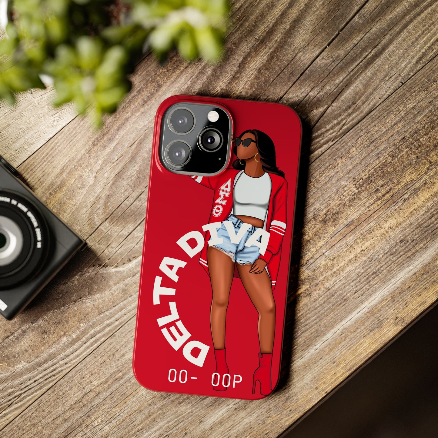 Chic Slim Phone Case, Stylish Phone Cover, Trendy Gadget Accessory, Gifts for Her, Coffee Lovers Case, Personalized Phone Protection