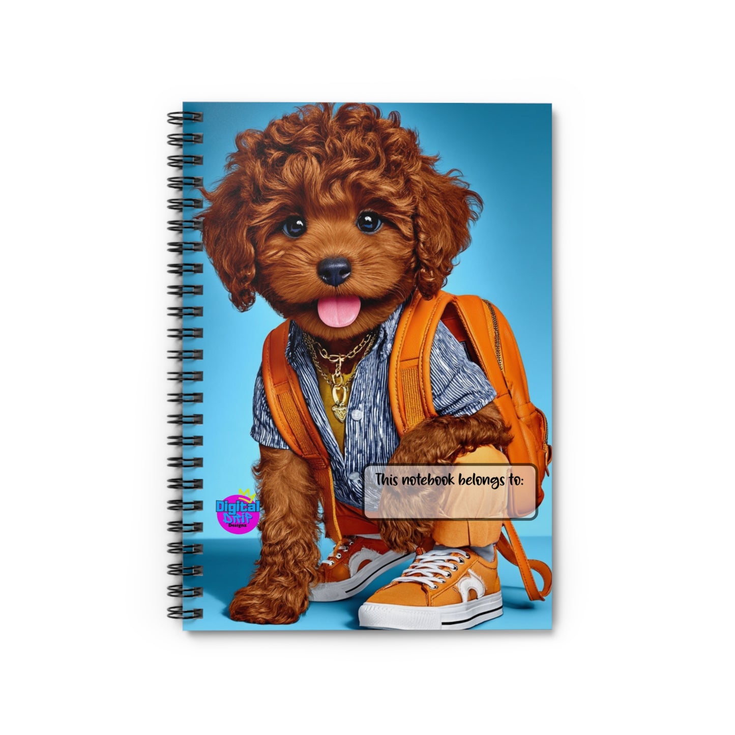 Spiral Notebook - stylish trendy spiral, Journal, Notepad, Writing Pad, Back to School, Office Supplies