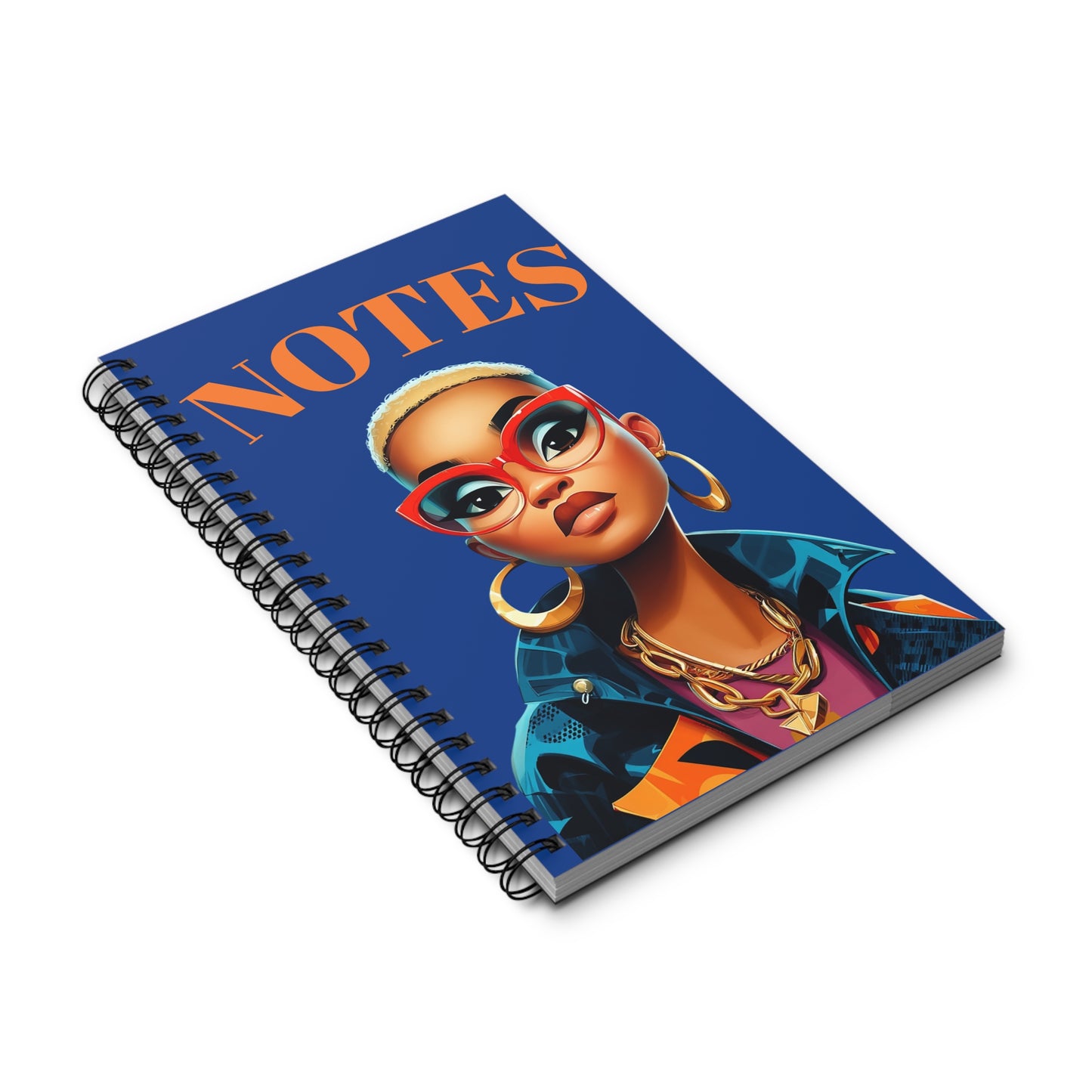 Stylish Spiral Journal for Creative Minds - Notes, Sketches, Doodles, Office Supply, Gift for Writers, Student Notebook, Artistic Gift