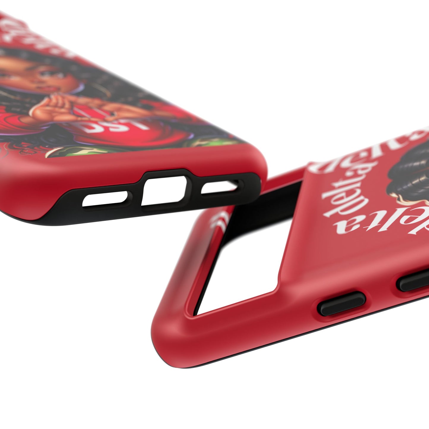 Delta Delta Tough Phone Case, Sorority Gifts, Cute Phone Accessories, Red Phone Cover, Greek Life