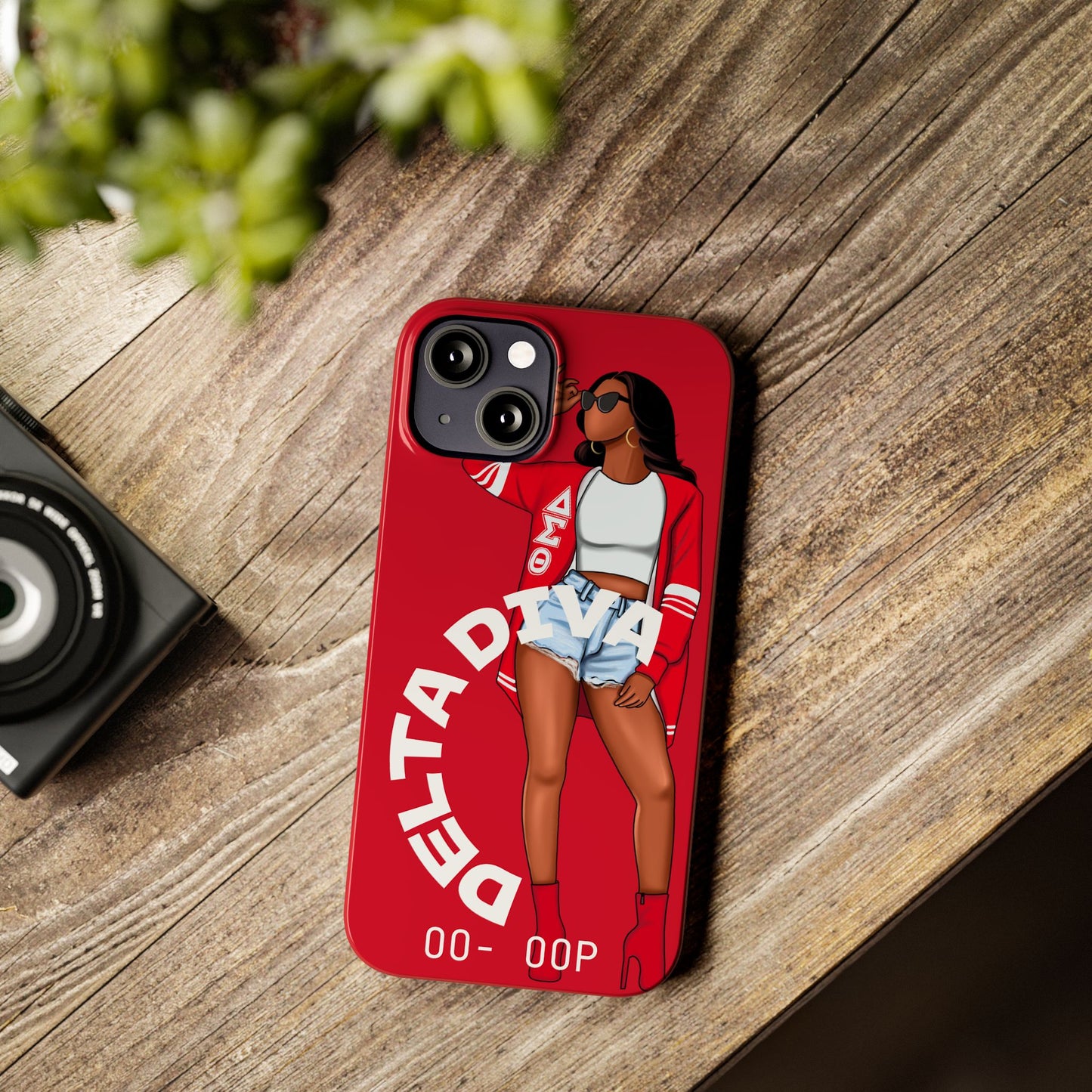 Chic Slim Phone Case, Stylish Phone Cover, Trendy Gadget Accessory, Gifts for Her, Coffee Lovers Case, Personalized Phone Protection