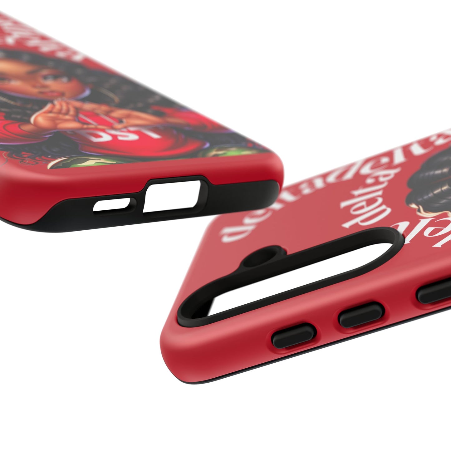 Delta Delta Tough Phone Case, Sorority Gifts, Cute Phone Accessories, Red Phone Cover, Greek Life