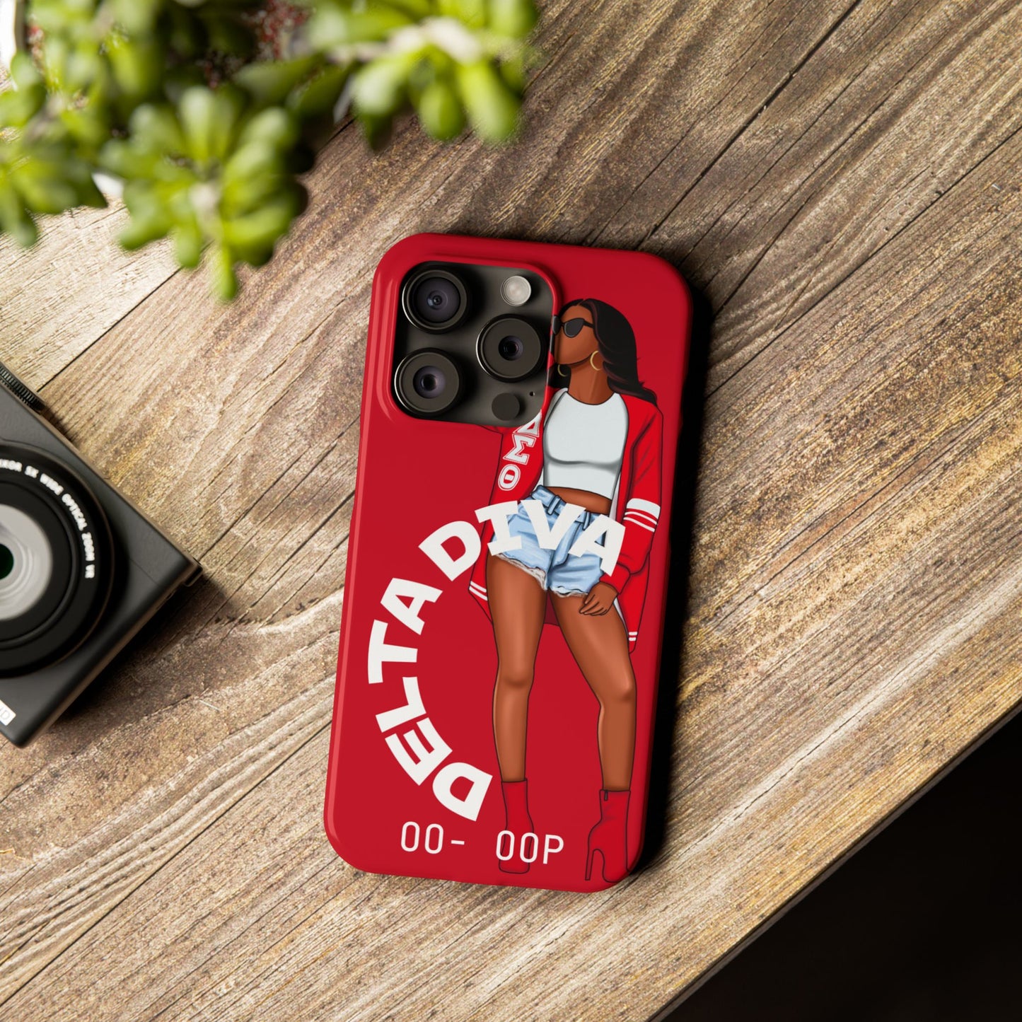 Chic Slim Phone Case, Stylish Phone Cover, Trendy Gadget Accessory, Gifts for Her, Coffee Lovers Case, Personalized Phone Protection