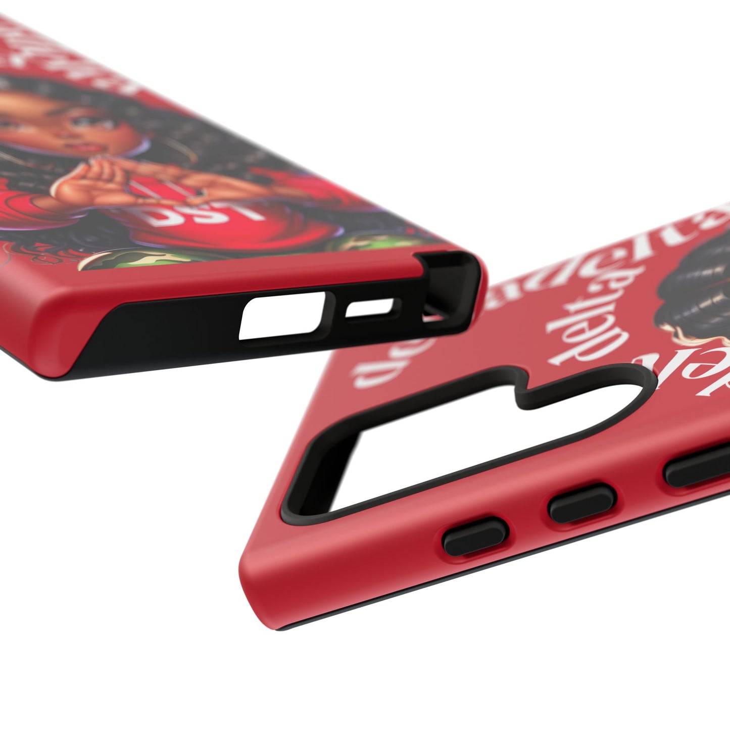 Delta Delta Tough Phone Case, Sorority Gifts, Cute Phone Accessories, Red Phone Cover, Greek Life