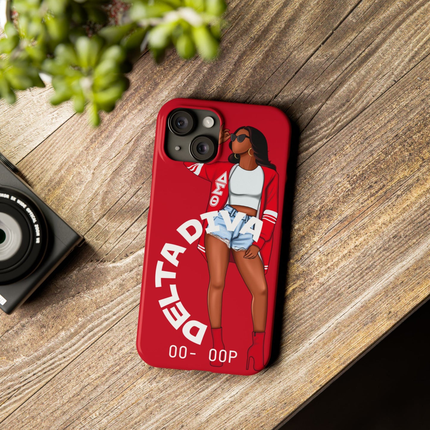 Chic Slim Phone Case, Stylish Phone Cover, Trendy Gadget Accessory, Gifts for Her, Coffee Lovers Case, Personalized Phone Protection