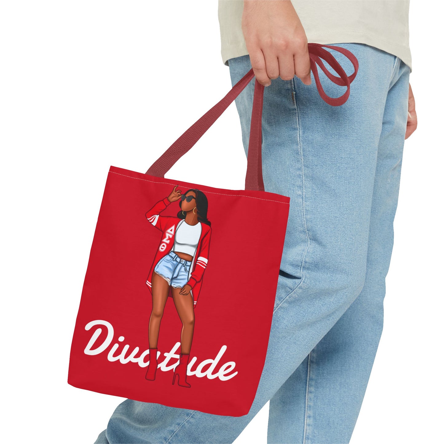 Diva-Tude Chic Diva Tote Bag | Fashionable Shopper | Cute Gift for Her | Stylish Handbag | Perfect for Everyday Use, Gym, Travel, Shopping