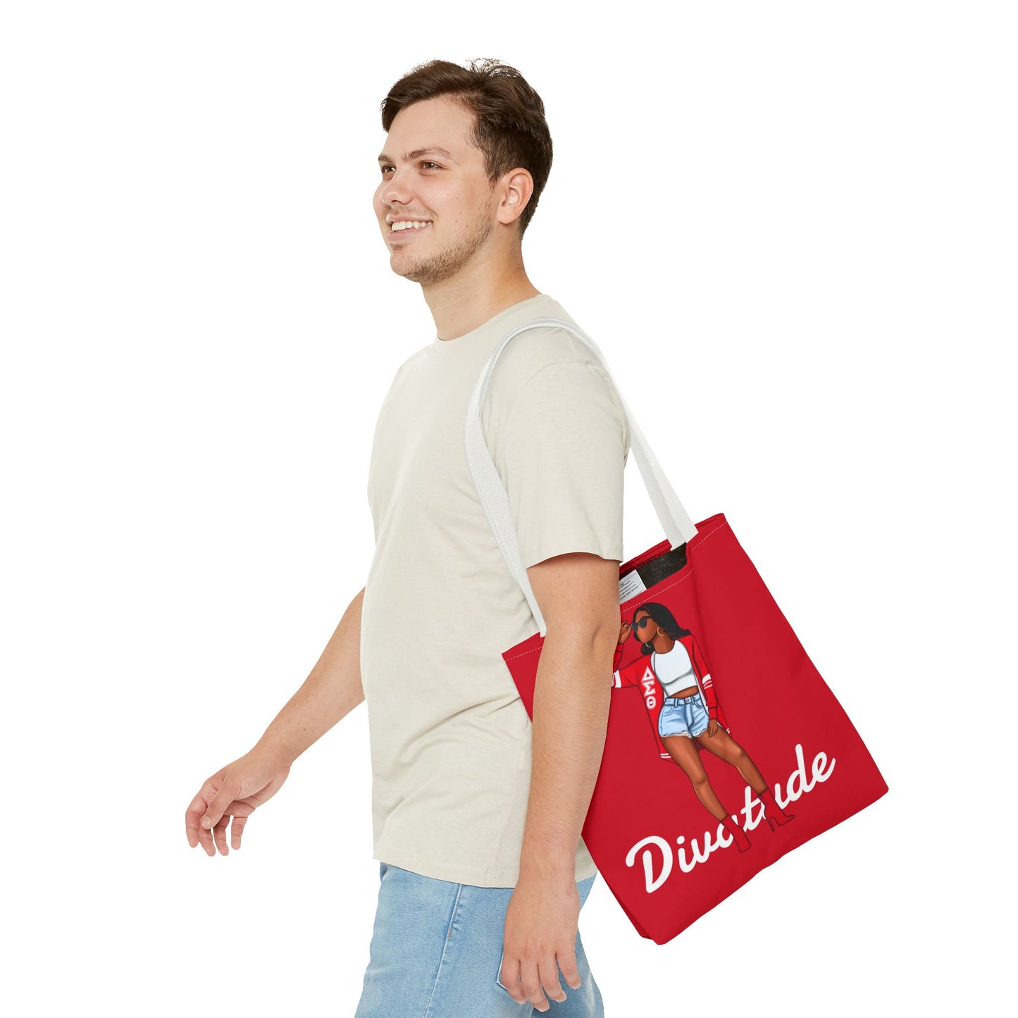 Diva-Tude Chic Diva Tote Bag | Fashionable Shopper | Cute Gift for Her | Stylish Handbag | Perfect for Everyday Use, Gym, Travel, Shopping