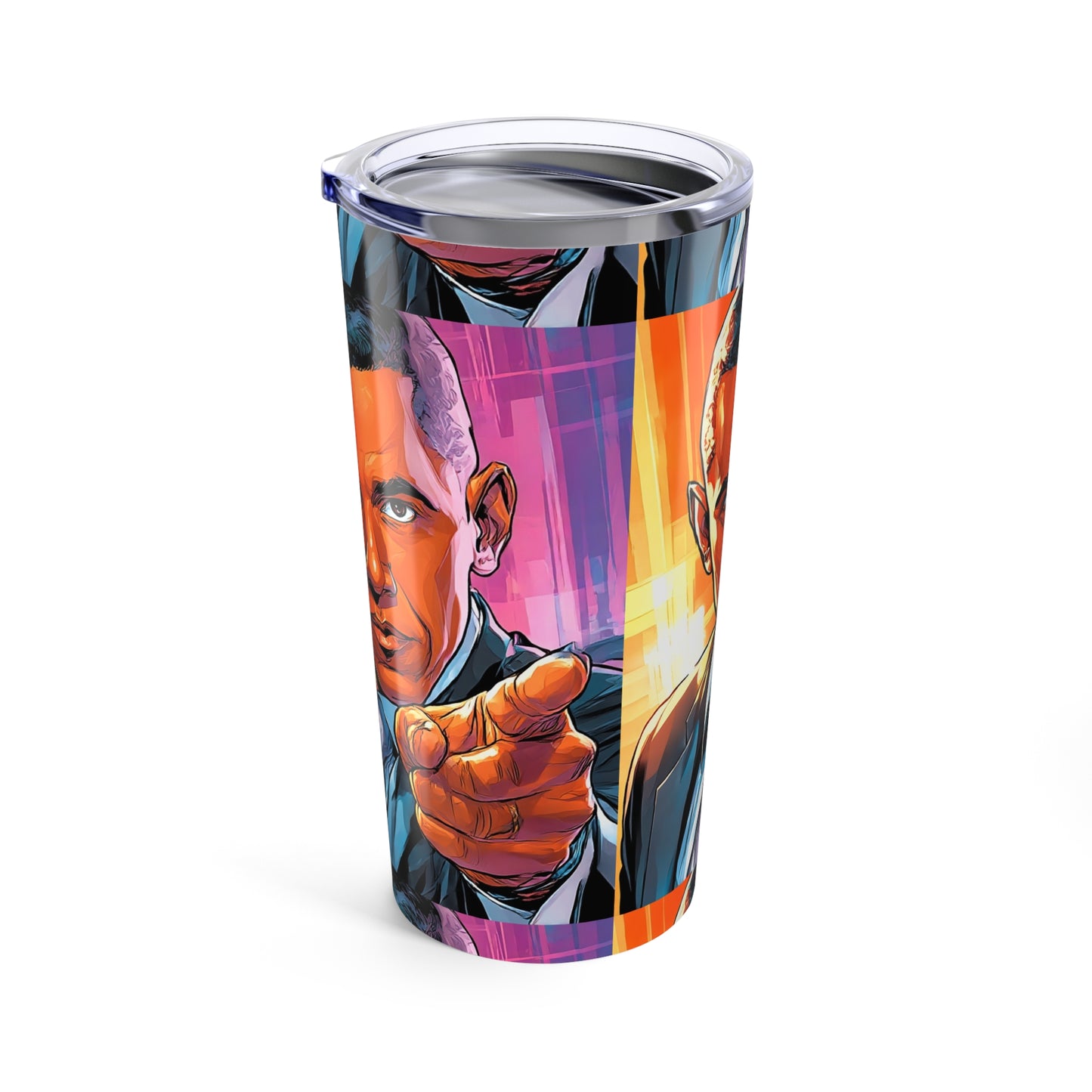 Bold Graphic Tumbler, Personalized Gift, Office Mug, Travel Cup, Unique Drinkware, Inspirational Daily Reminder