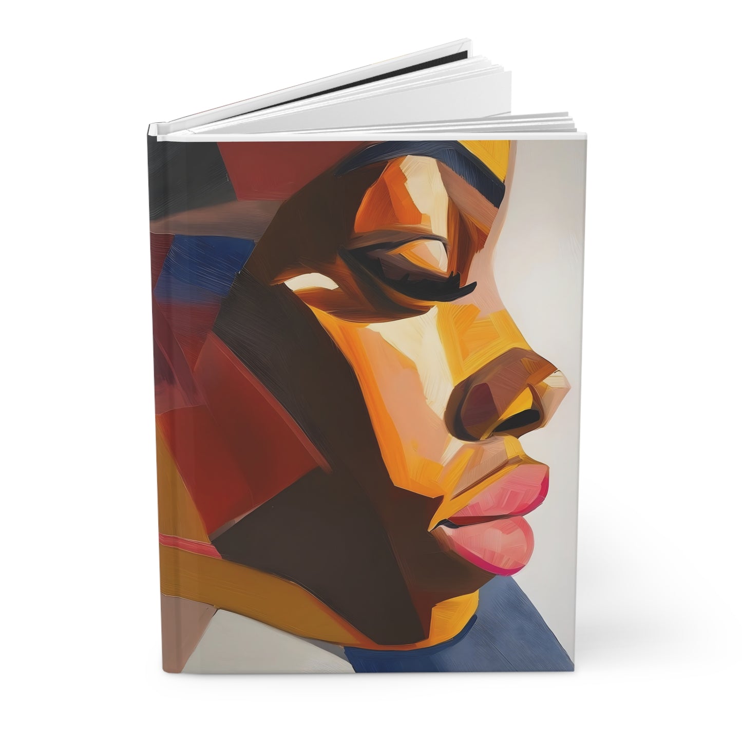 Artistic Matte Hardcover Journal - Inspirational Notebook for Artists and Writers, Gift for Her, Journaling, Sketchbook