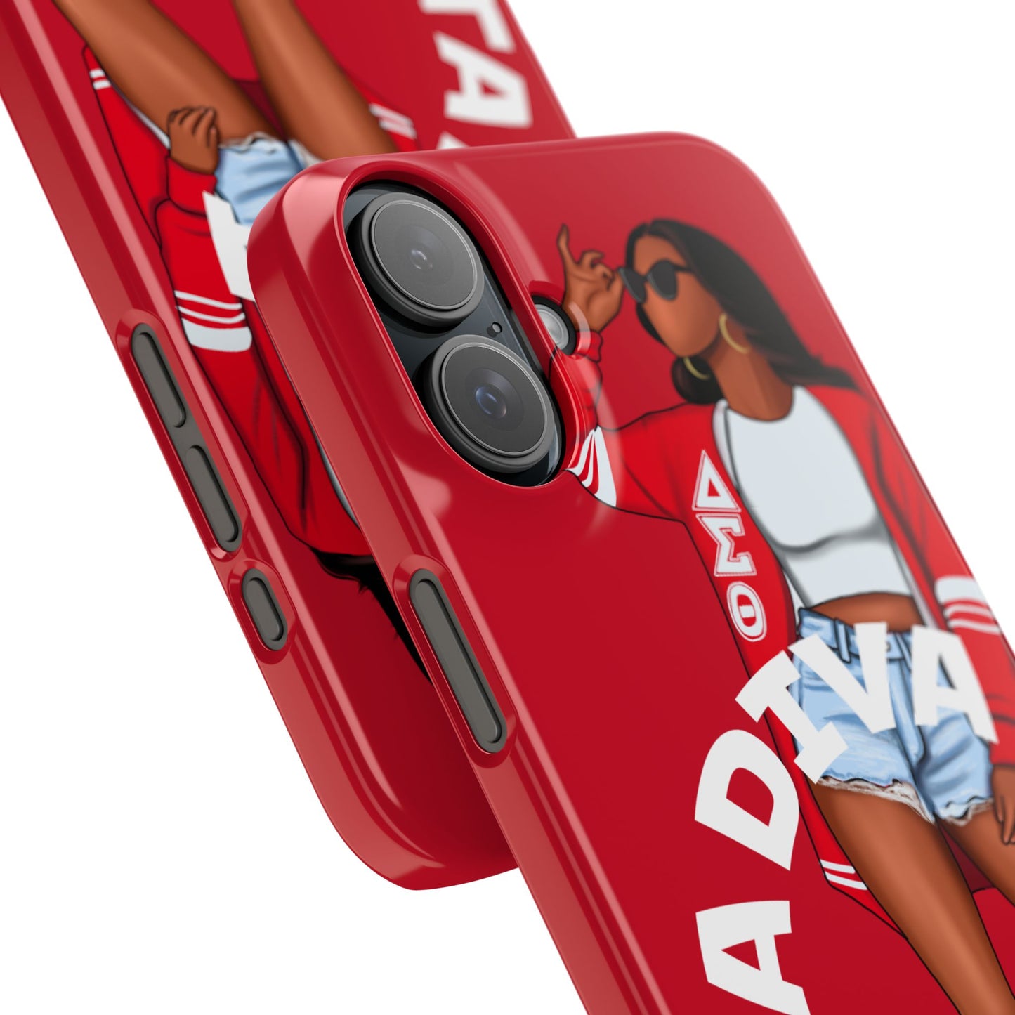 Chic Slim Phone Case, Stylish Phone Cover, Trendy Gadget Accessory, Gifts for Her, Coffee Lovers Case, Personalized Phone Protection