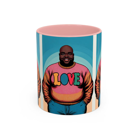 LOVE MAN Accent Coffee Mug (11, 15oz)
