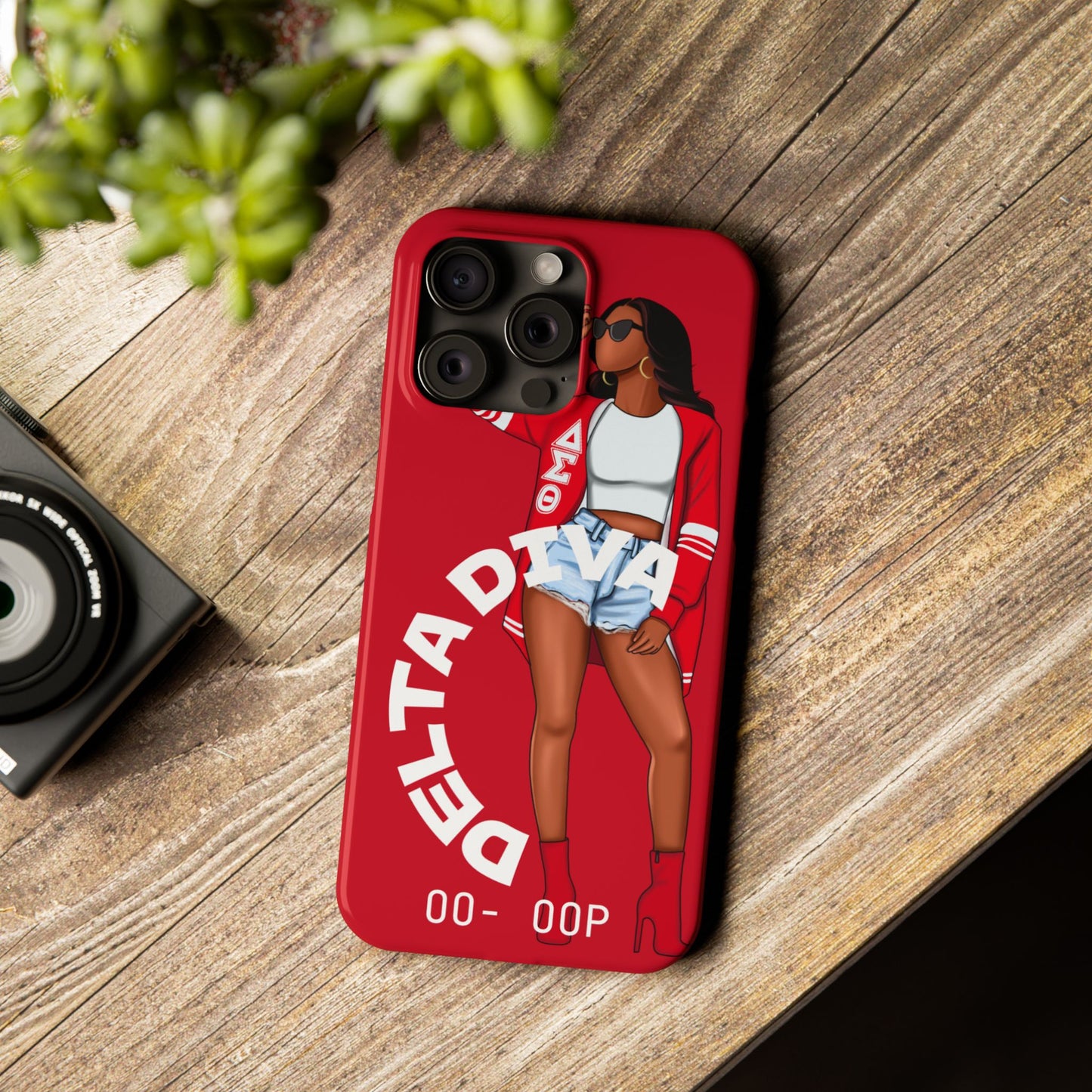 Chic Slim Phone Case, Stylish Phone Cover, Trendy Gadget Accessory, Gifts for Her, Coffee Lovers Case, Personalized Phone Protection