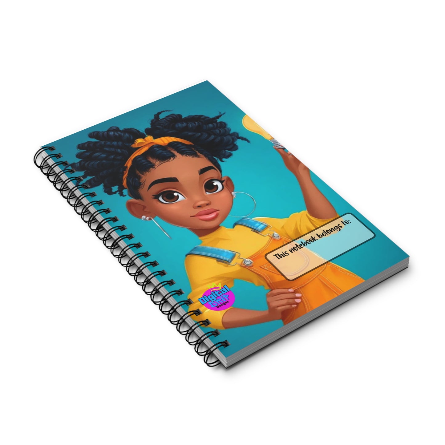 Colorful Kid's Spiral Journal, Personalized Notebook for Young Creatives, Ideal for School, Birthdays, Gifts, Arts & Crafts