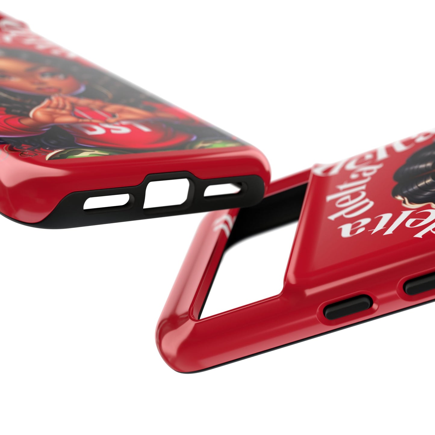 Delta Delta Tough Phone Case, Sorority Gifts, Cute Phone Accessories, Red Phone Cover, Greek Life