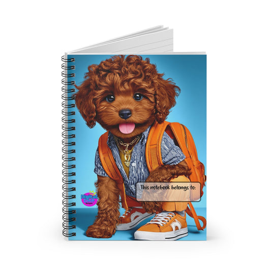 Spiral Notebook - stylish trendy spiral, Journal, Notepad, Writing Pad, Back to School, Office Supplies