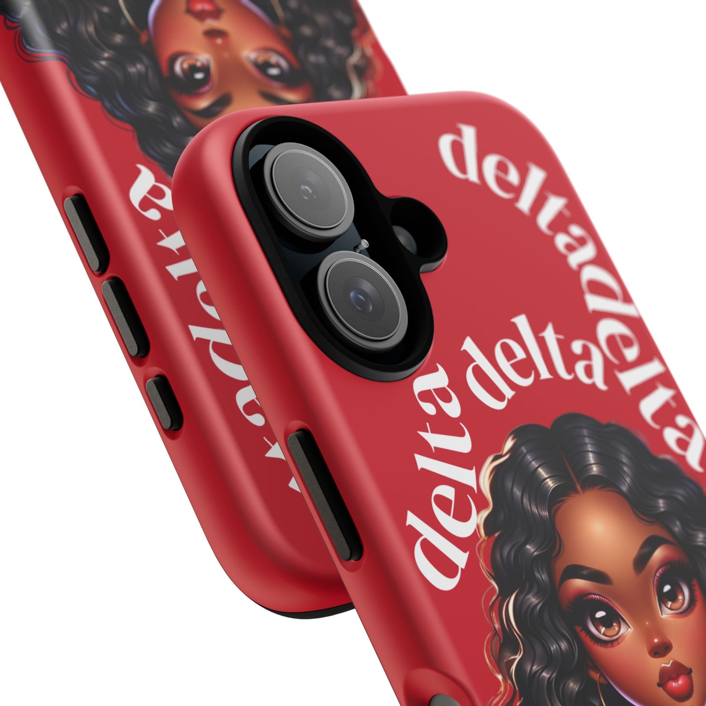 Delta Delta Tough Phone Case, Sorority Gifts, Cute Phone Accessories, Red Phone Cover, Greek Life