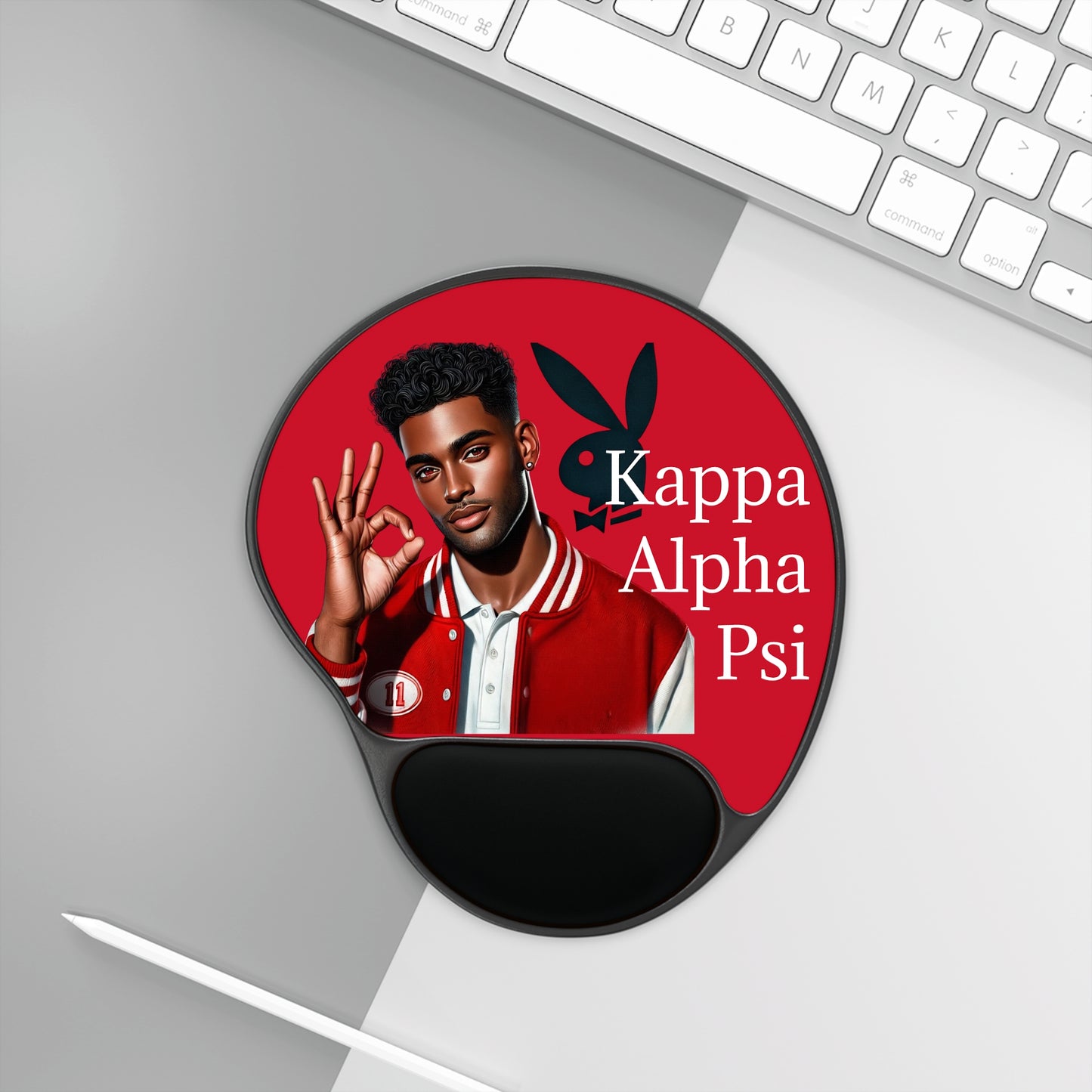 Kappa Alpha Psi Mouse Pad With Wrist Rest