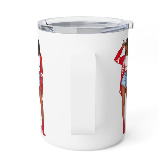 Delta DST Established 1913 Insulated Coffee Mug - Sorority Gift, Greek Life, HBCU, 10oz Tea Cup, Greek Sister Present, College Organization
