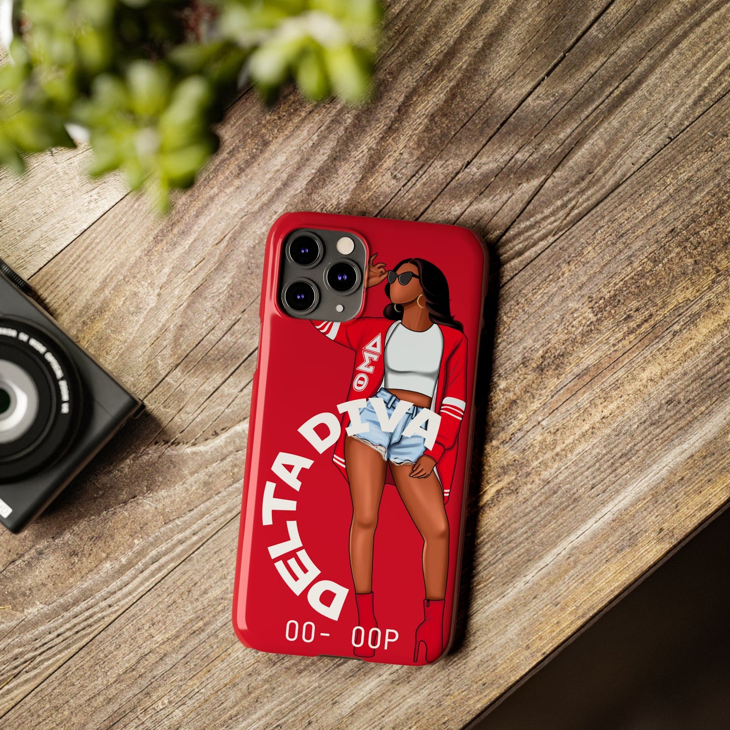 Chic Slim Phone Case, Stylish Phone Cover, Trendy Gadget Accessory, Gifts for Her, Coffee Lovers Case, Personalized Phone Protection