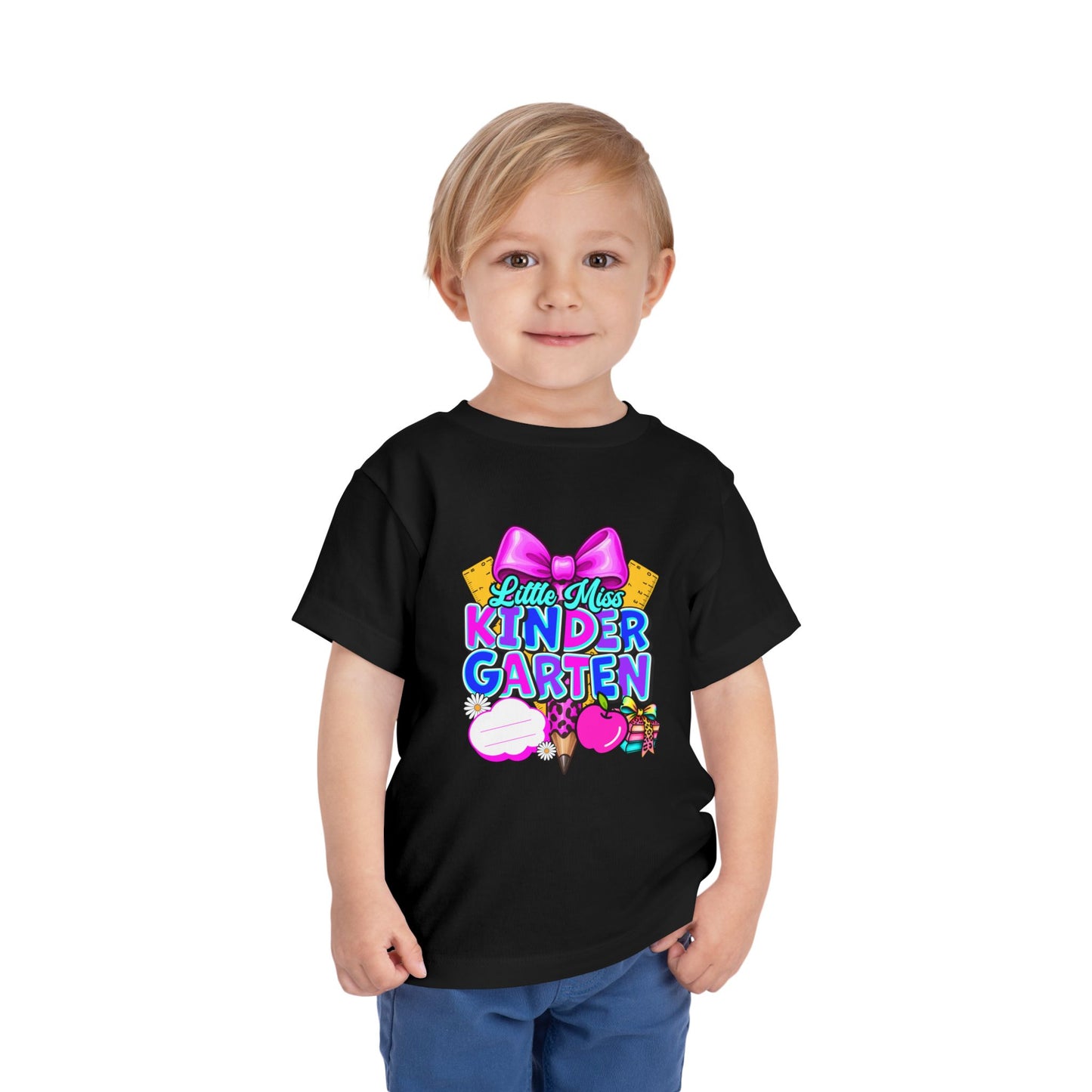 Cute Kindergarten Tee , Little Miss Kindergarten T-Shirt, Kids Birthday Gift, Back to School Top, Fun Children's Apparel