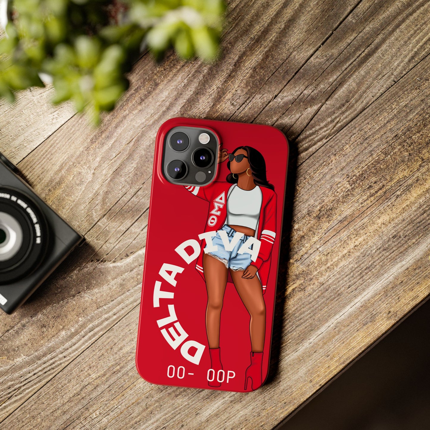 Chic Slim Phone Case, Stylish Phone Cover, Trendy Gadget Accessory, Gifts for Her, Coffee Lovers Case, Personalized Phone Protection