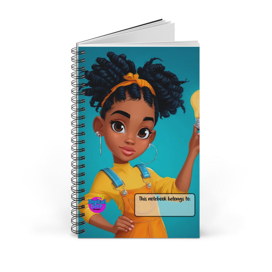 Colorful Kid's Spiral Journal, Personalized Notebook for Young Creatives, Ideal for School, Birthdays, Gifts, Arts & Crafts