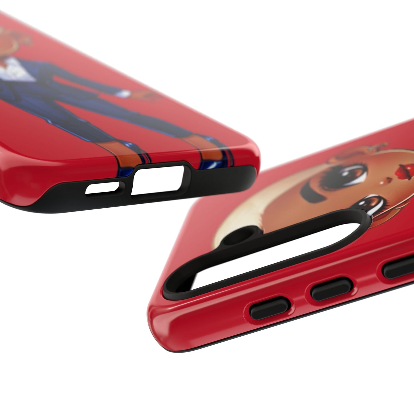Stylish Phone Case with Confident “Deedra” Character Design, Protects Your Phone, Unique Gift, Trendy Accessory, Fashion Statement